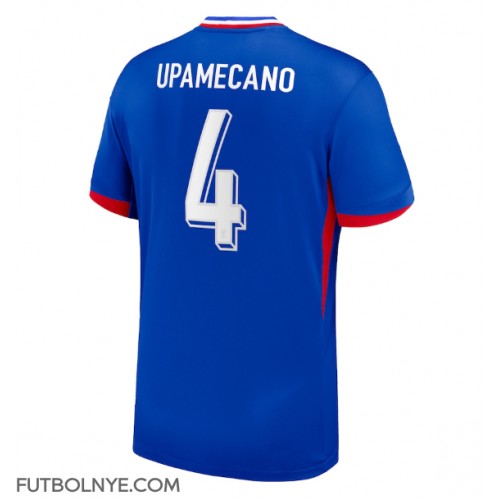 Camiseta Francia Dayot Upamecano #4 Primera Equipación Eurocopa 2024 manga corta